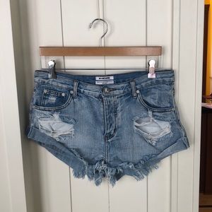One Teaspoon Denim Shorts